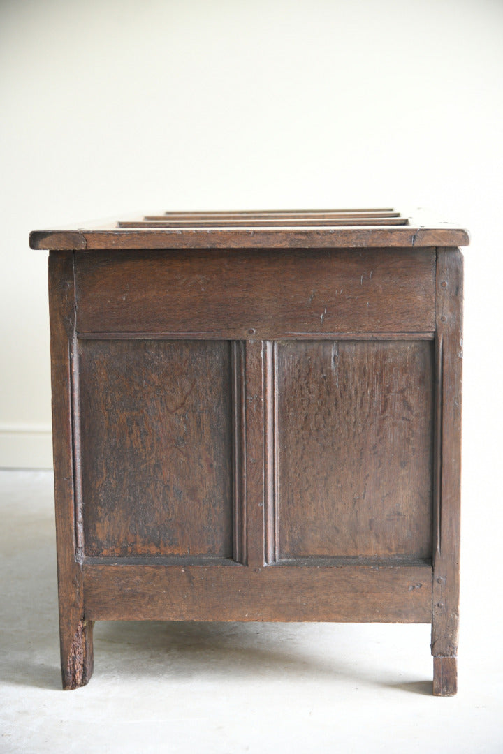 17th Century Carved Oak Coffer