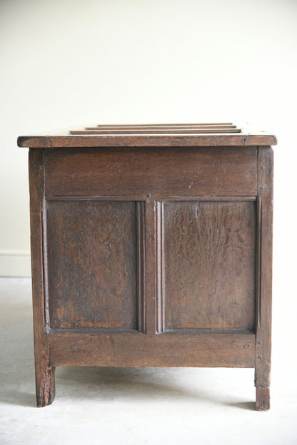 17th Century Carved Oak Coffer