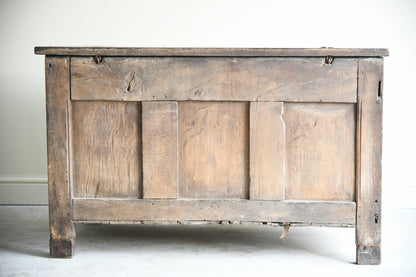 17th Century Carved Oak Coffer
