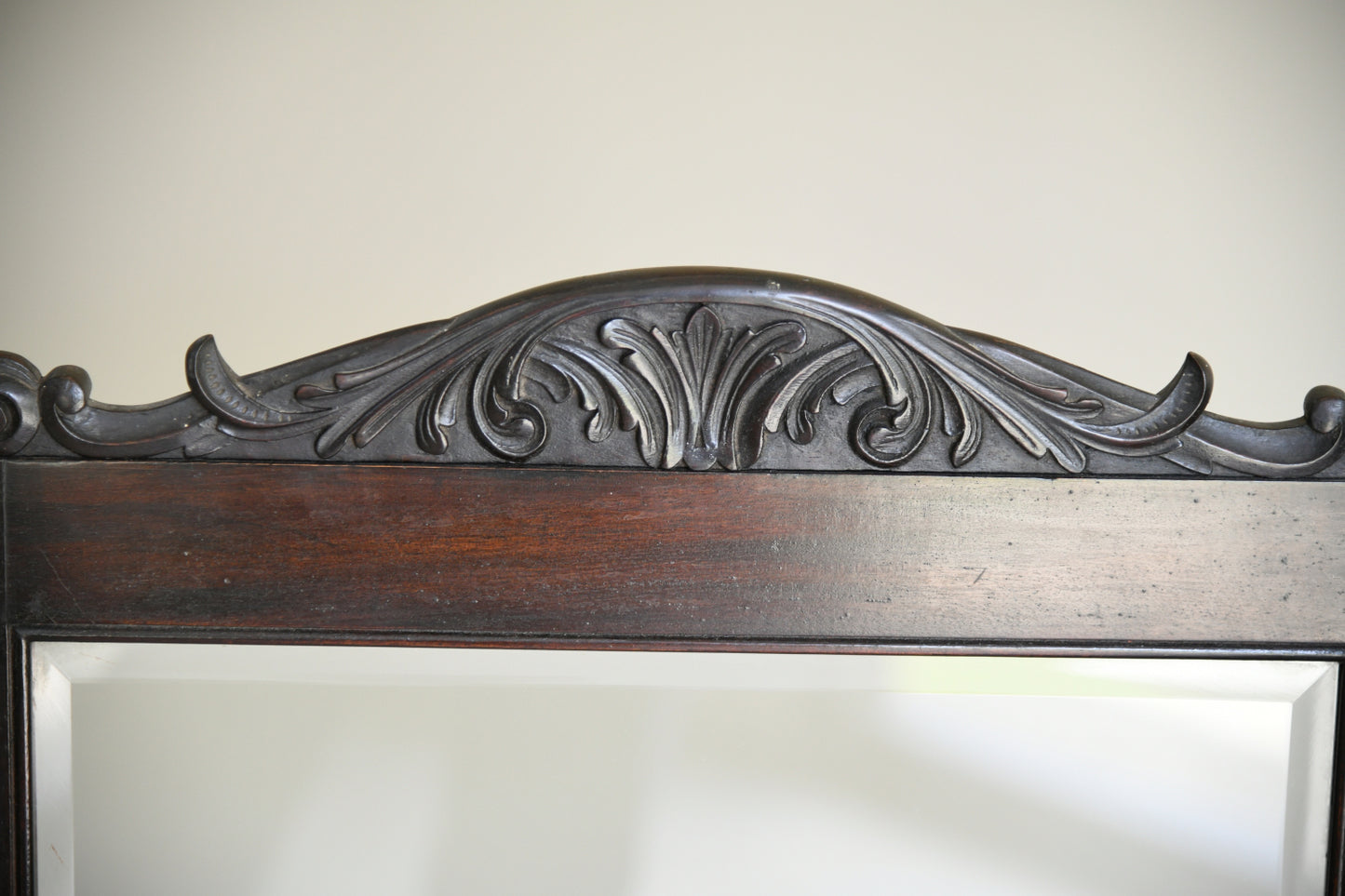 Victorian Mahogany Three Fold Glazed Screen