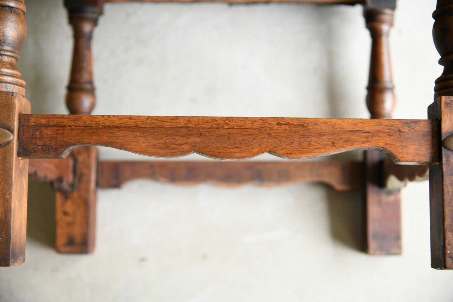 Antique Portugese Leather Occasional Chair