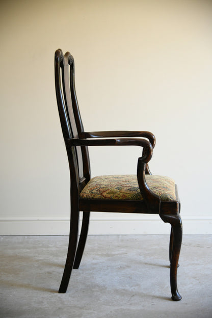 Georgian Style Oak Carver Chair