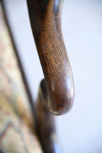 Georgian Style Oak Carver Chair