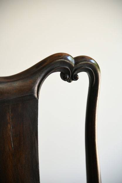 Georgian Style Oak Carver Chair
