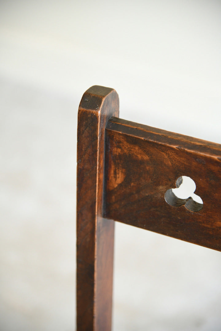 Gothic Revival Oak Occasional Chair