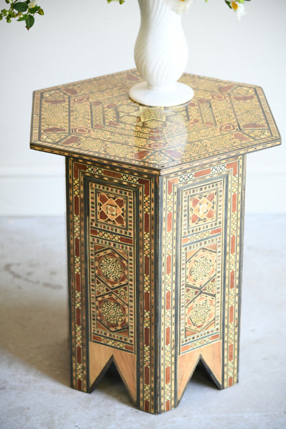 Decorative Moorish Style Inlaid Occasional Table