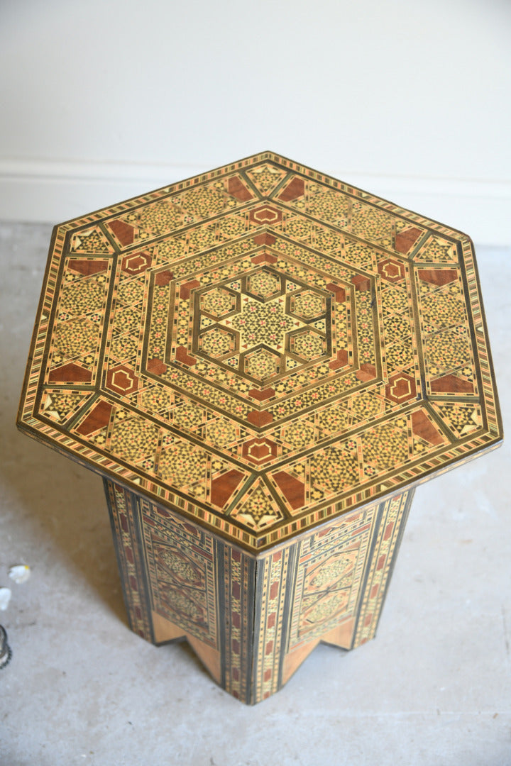Decorative Moorish Style Inlaid Occasional Table