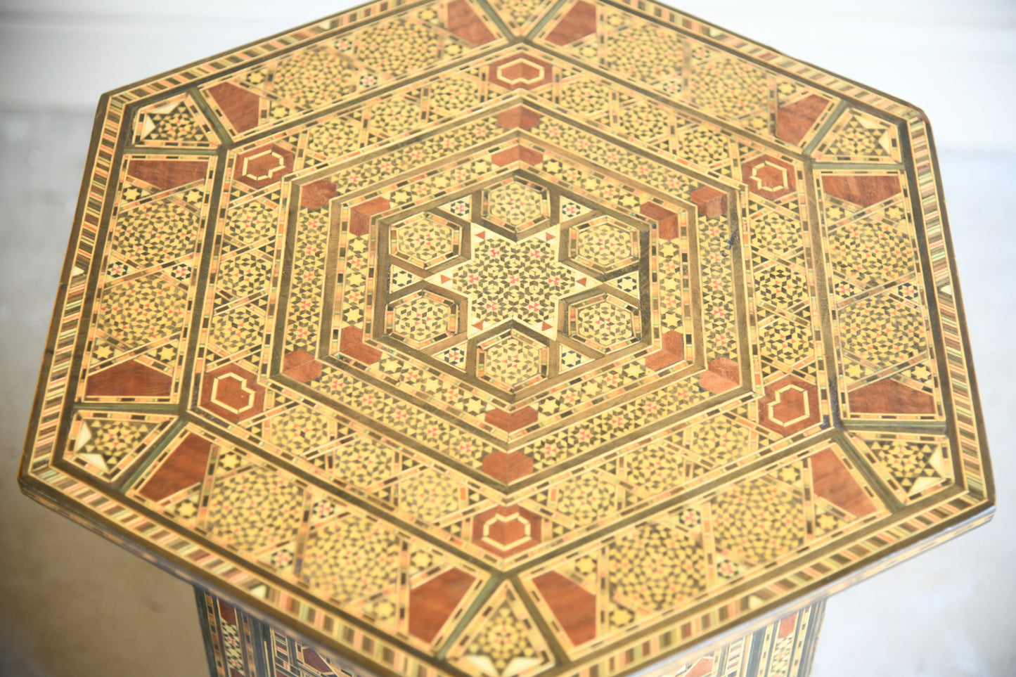 Decorative Moorish Style Inlaid Occasional Table