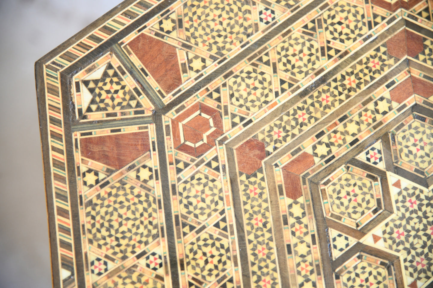 Decorative Moorish Style Inlaid Occasional Table