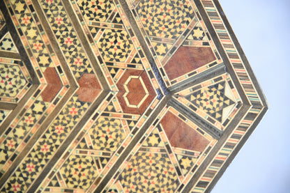 Decorative Moorish Style Inlaid Occasional Table