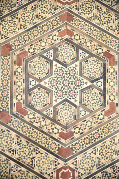 Decorative Moorish Style Inlaid Occasional Table