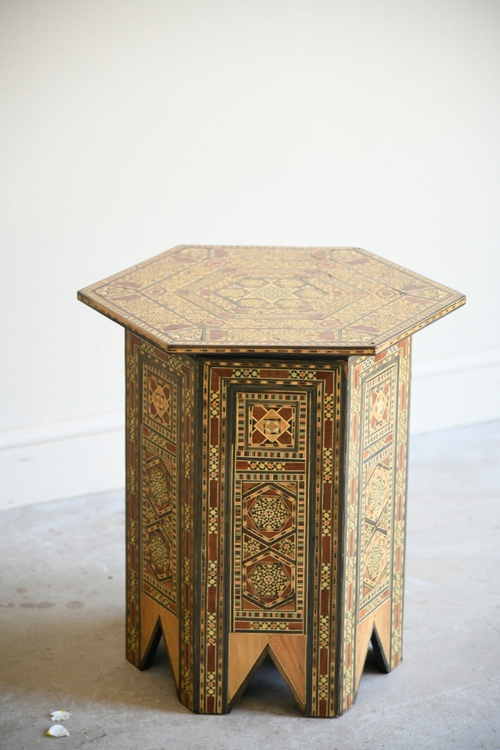 Decorative Moorish Style Inlaid Occasional Table