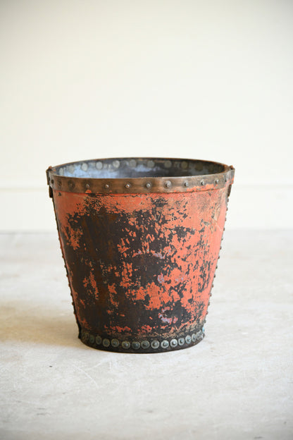 19th Century Leather Fire Bucket