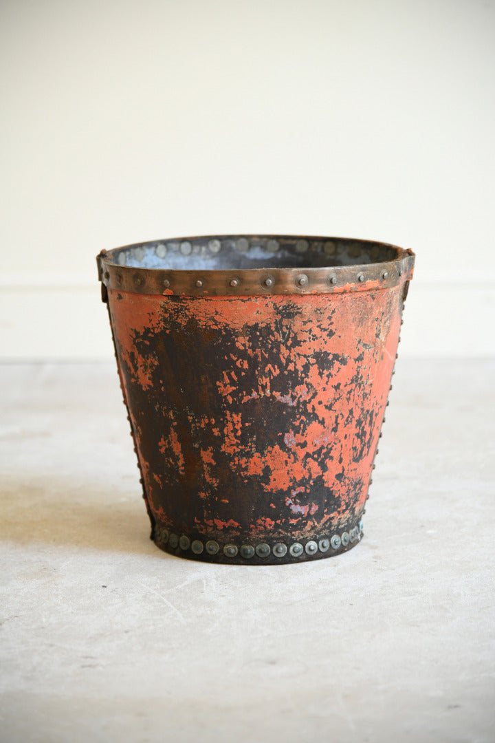 19th Century Leather Fire Bucket