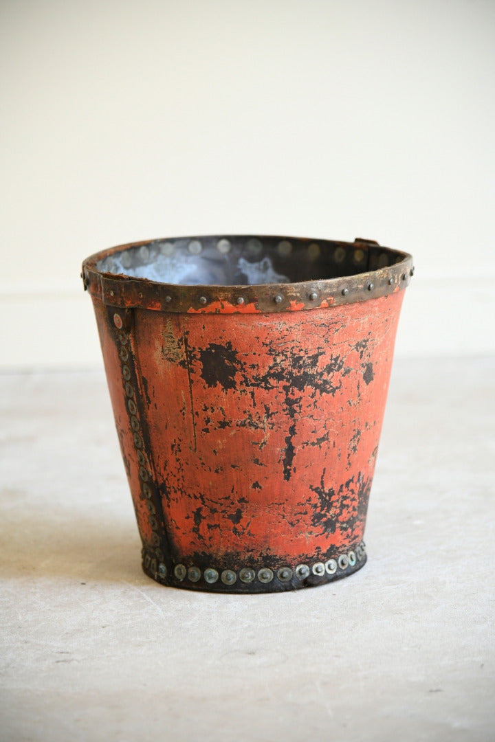 19th Century Leather Fire Bucket