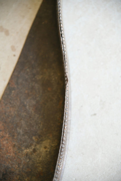 19th Century Pierced Steel Serpentine Fireplace Fender