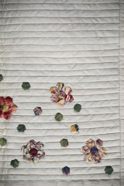 Handmade Floral Appliqu� Quilted Mat