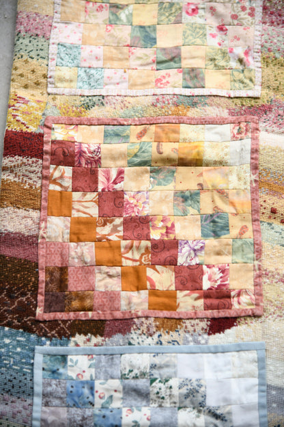 Handmade Patchwork Table Runner / Textile Wall Hanging