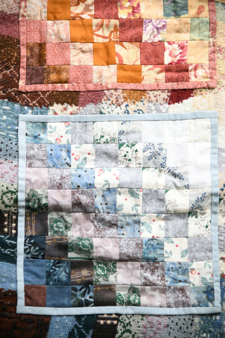 Handmade Patchwork Table Runner / Textile Wall Hanging