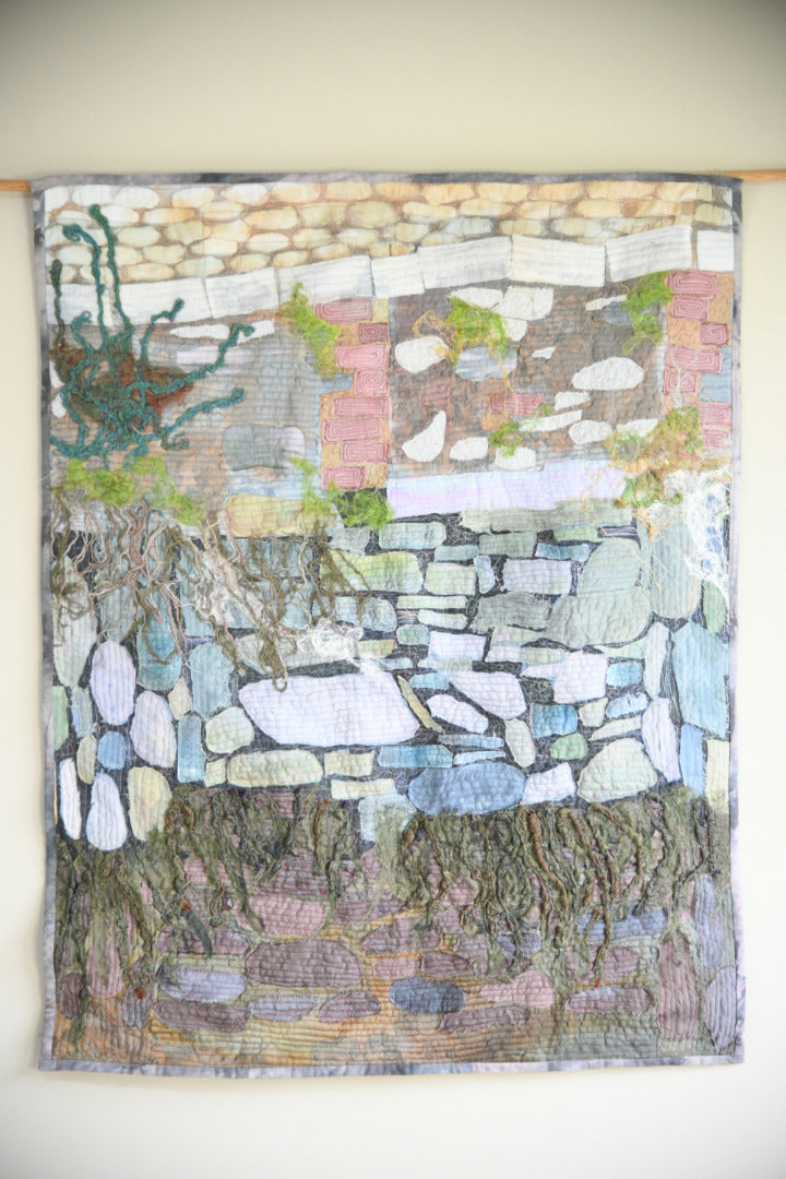 Contemporary Textile Art Quilt - Estuary Wall