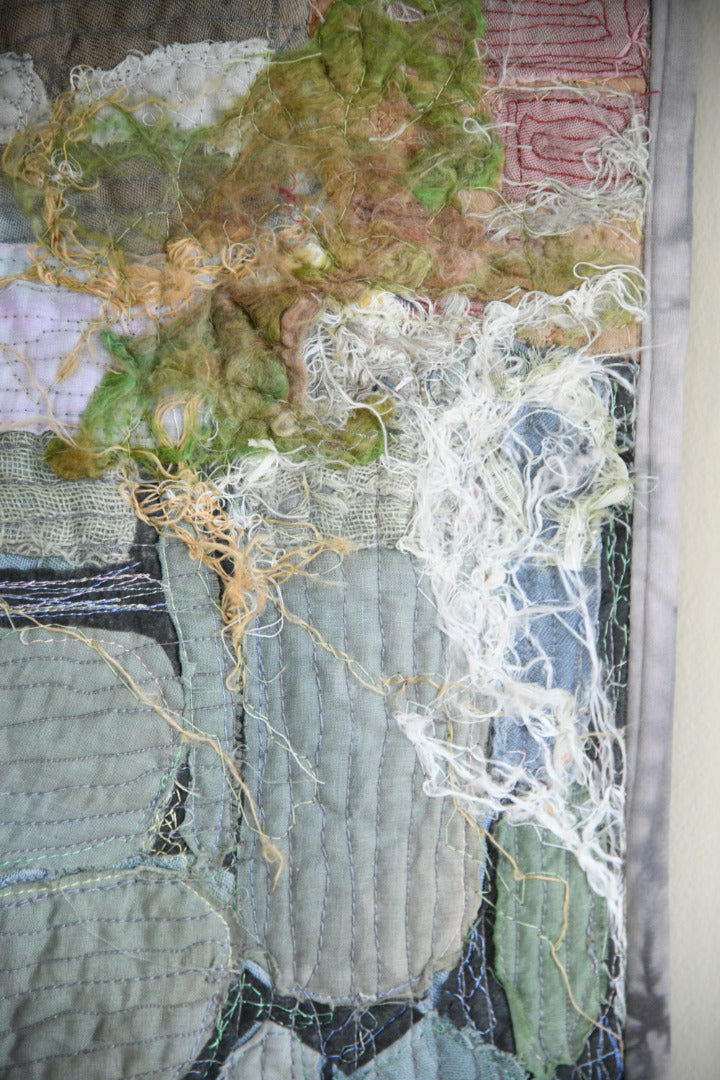 Contemporary Textile Art Quilt - Estuary Wall