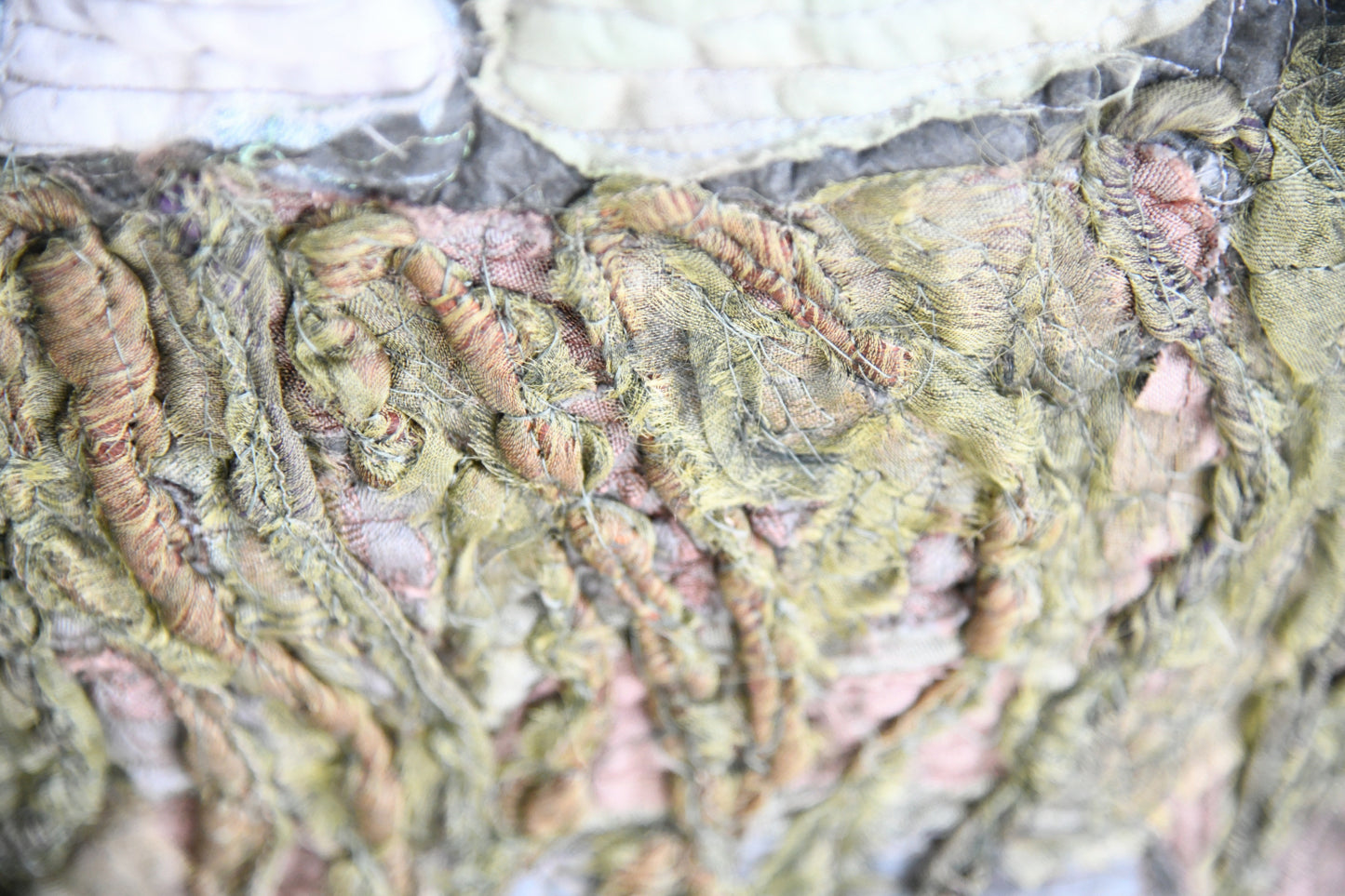 Contemporary Textile Art Quilt - Estuary Wall