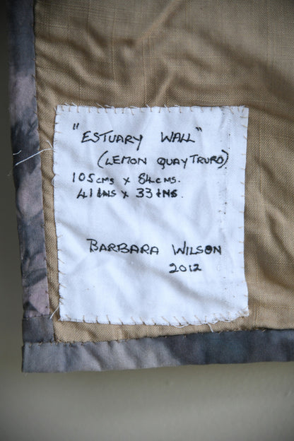 Contemporary Textile Art Quilt - Estuary Wall