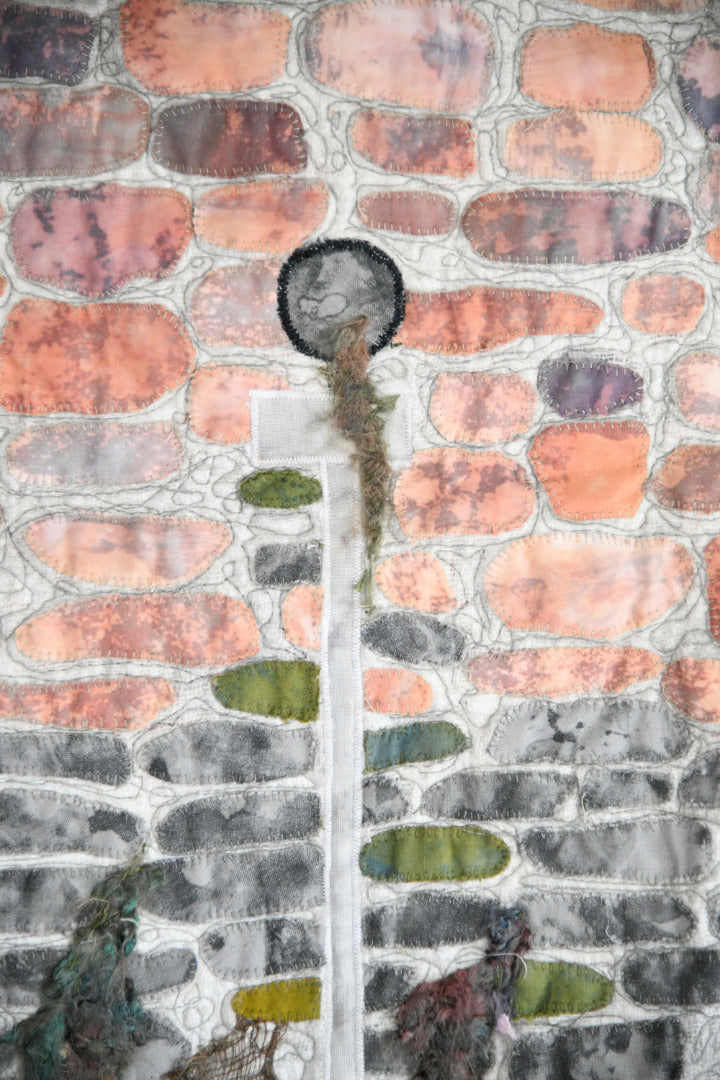 Contemporary Textile Art Quilt ? Lemon Quay Window