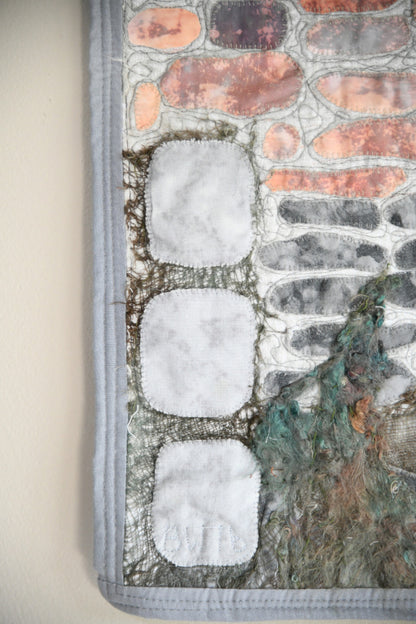 Contemporary Textile Art Quilt ? Lemon Quay Window