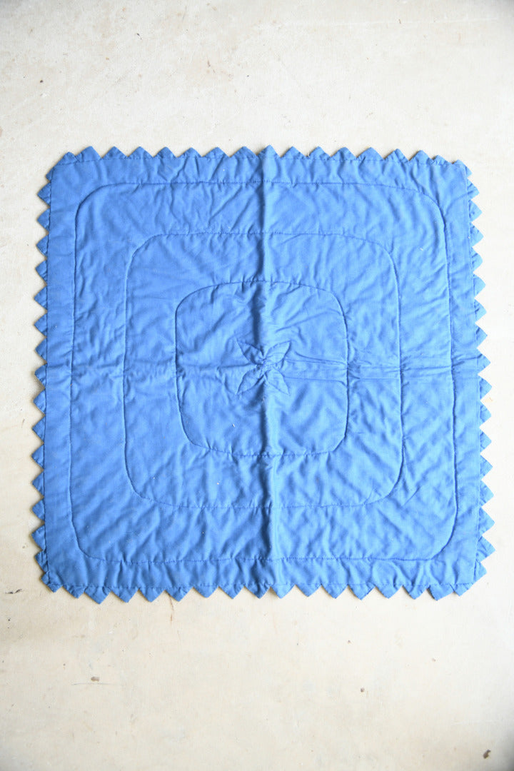 Handmade Diamond Patchwork Quilt with Sawtooth Border