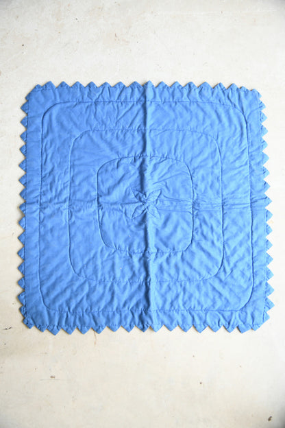 Handmade Diamond Patchwork Quilt with Sawtooth Border