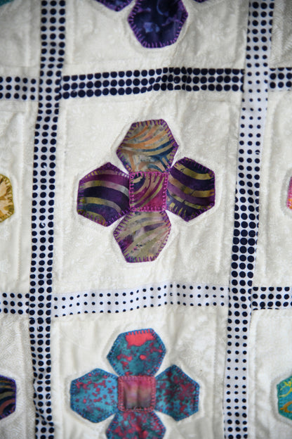 Handmade Floral Appliqu� Quilted Wall Hanging