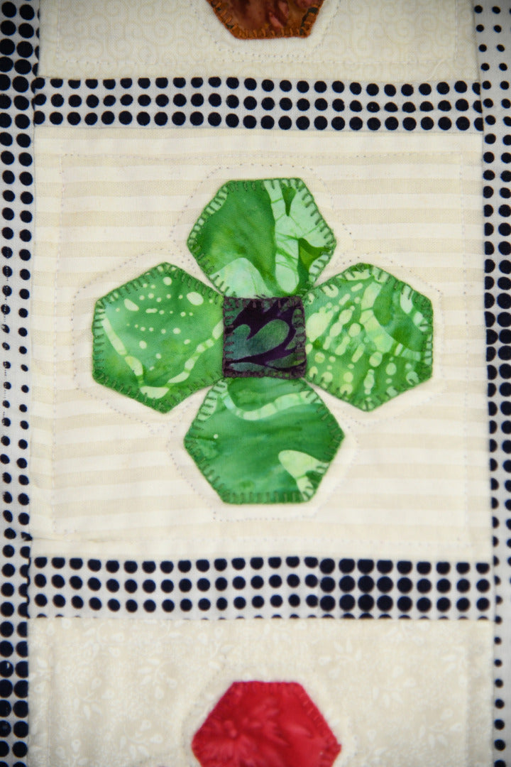 Handmade Floral Appliqu� Quilted Wall Hanging