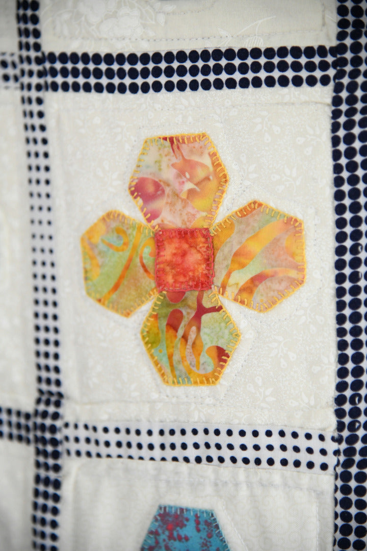 Handmade Floral Appliqu� Quilted Wall Hanging