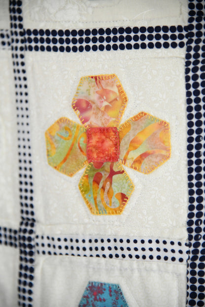 Handmade Floral Appliqu� Quilted Wall Hanging