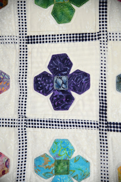 Handmade Floral Appliqu� Quilted Wall Hanging