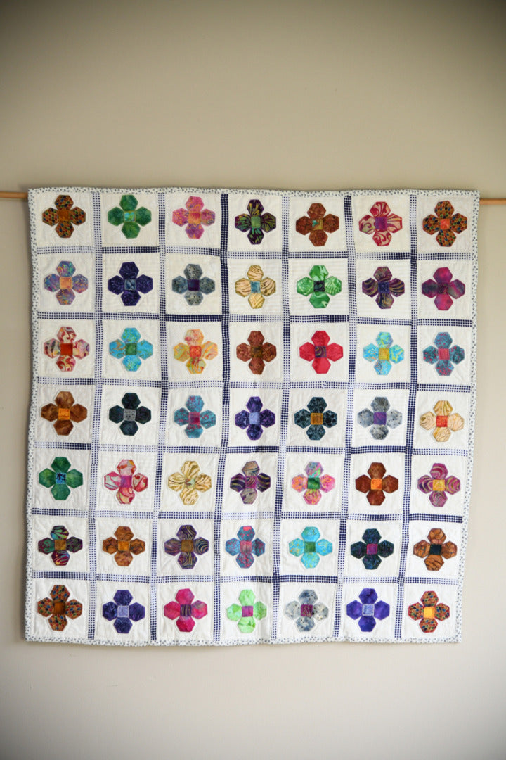 Handmade Floral Appliqu� Quilted Wall Hanging