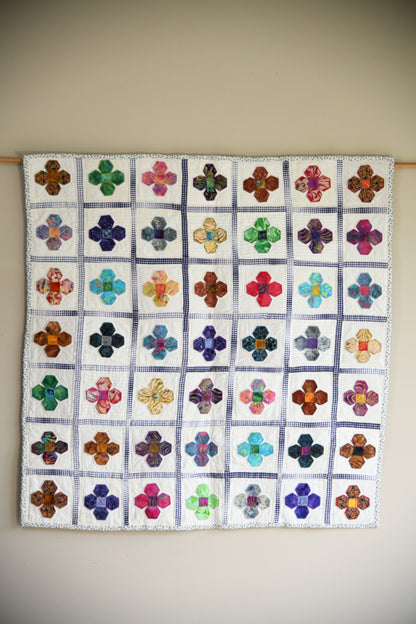 Handmade Floral Appliqu� Quilted Wall Hanging