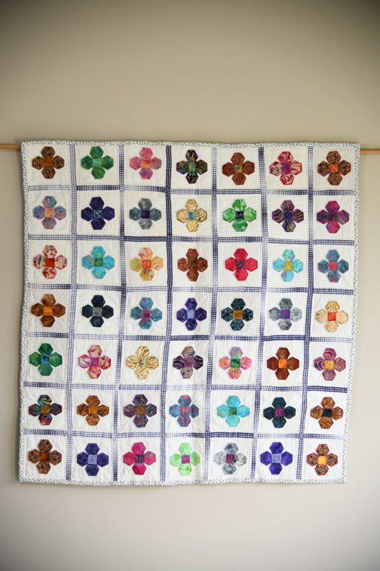 Handmade Floral Appliqu� Quilted Wall Hanging