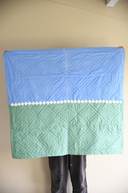 Handmade Diamond Patchwork Quilt