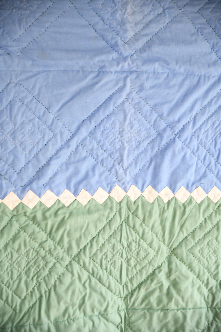 Handmade Diamond Patchwork Quilt