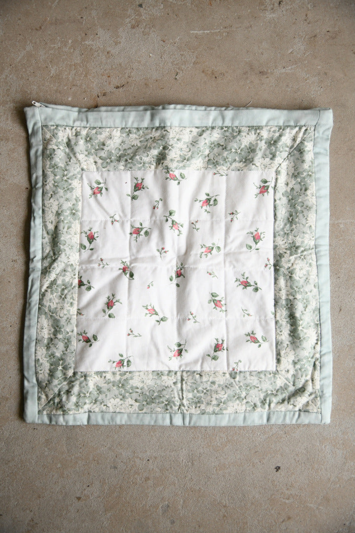 Vintage Floral Patchwork Cushion Cover