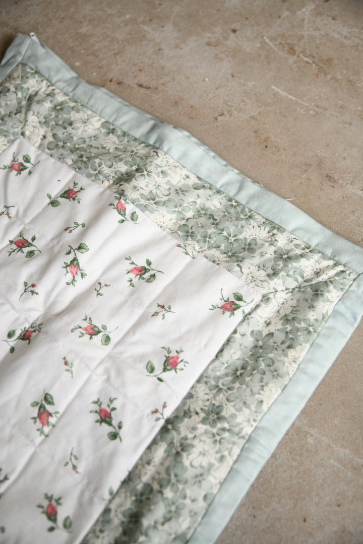 Vintage Floral Patchwork Cushion Cover