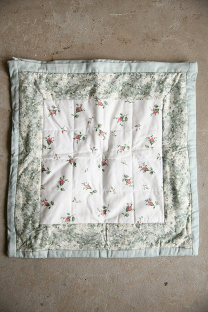 Vintage Floral Patchwork Cushion Cover