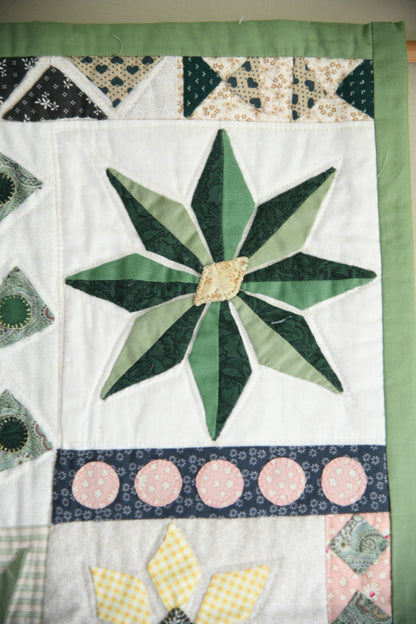 Handmade Sampler Patchwork Quilt