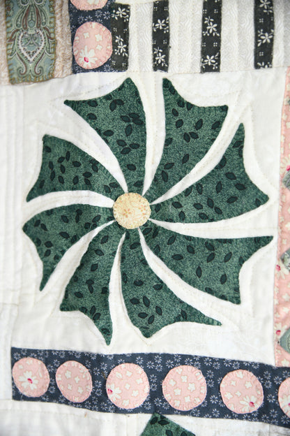 Handmade Sampler Patchwork Quilt