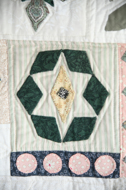 Handmade Sampler Patchwork Quilt