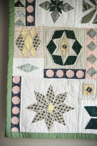 Handmade Sampler Patchwork Quilt