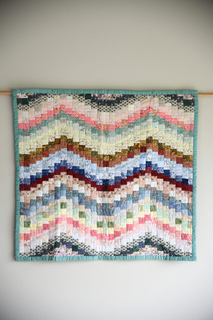 Hand Made Patchwork Quilt / Wall Hanging
