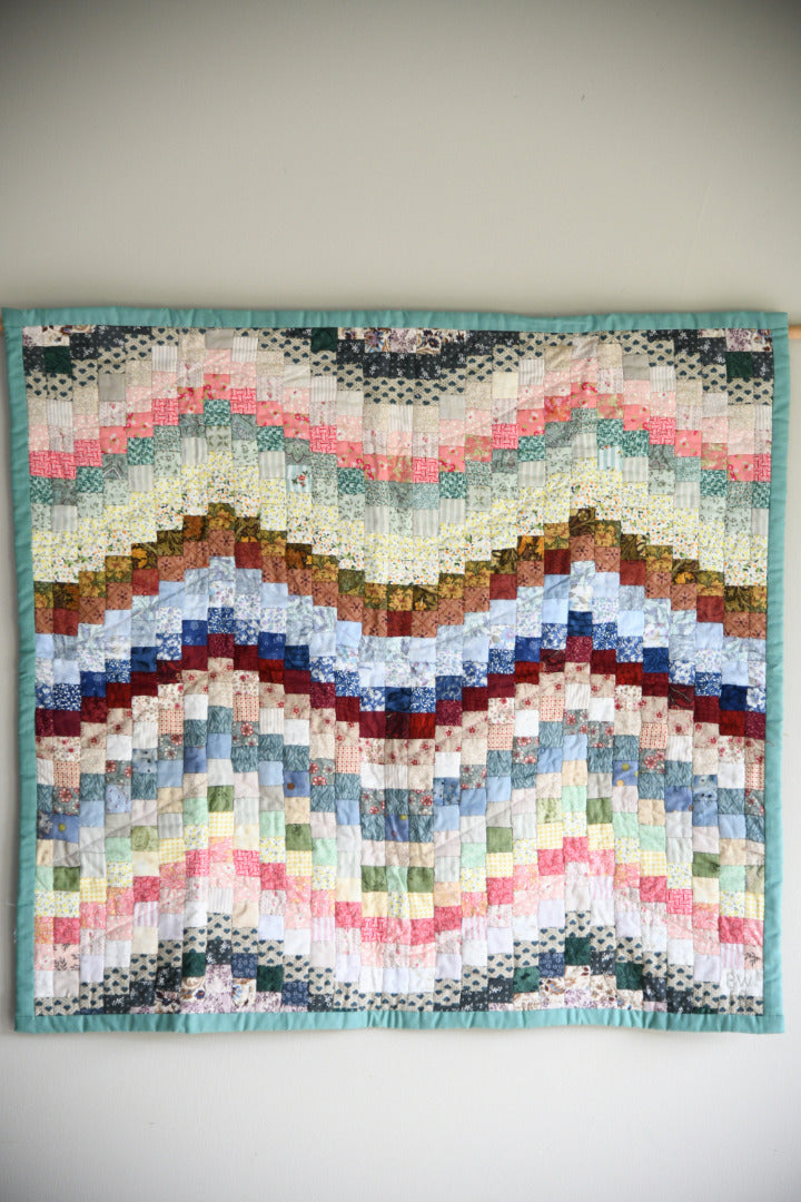 Hand Made Patchwork Quilt / Wall Hanging